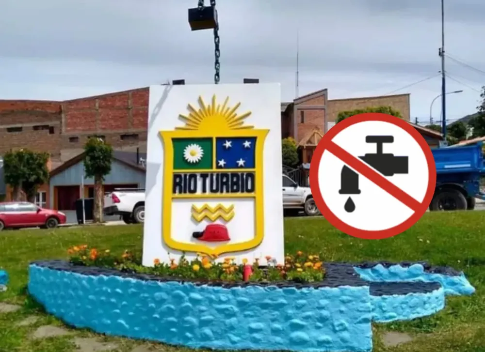 Corte de agua Río Turbio