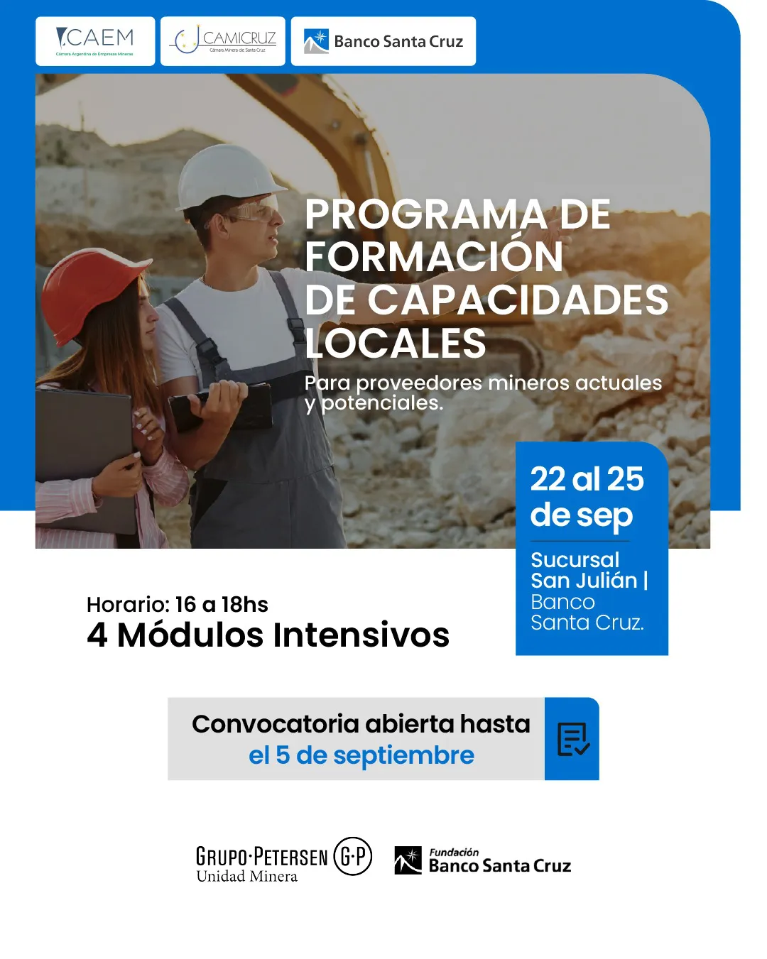 Capacitación proveedores mineros santacruceños PSJ